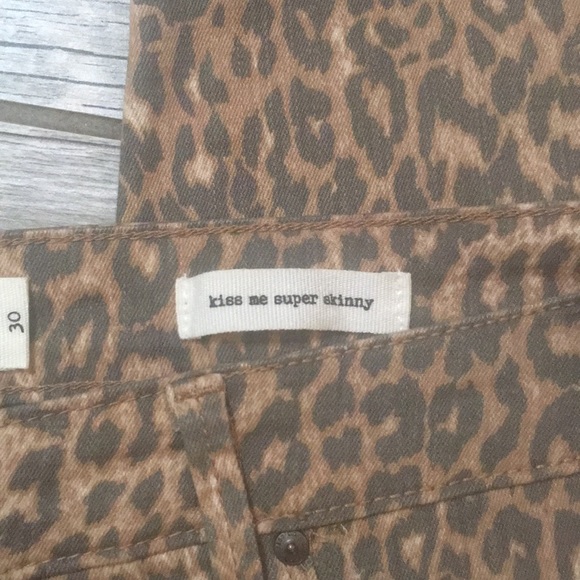 Jessica Simpson leopard print kiss me super skinny - Picture 3 of 10